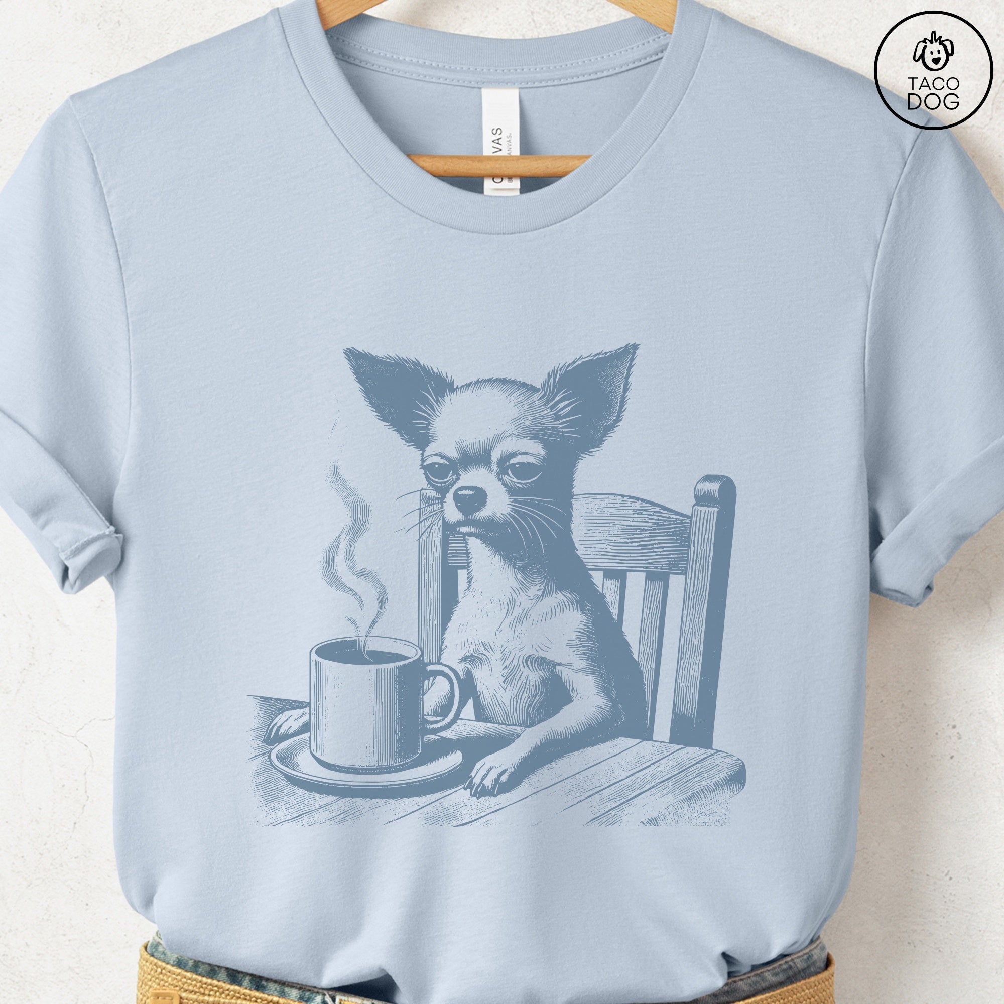Chihuahua Coffee Morning Mood T-Shirt