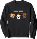 Group Hug Camping Campfire Chocolate Marshmallow S'Mores Sweatshirt
