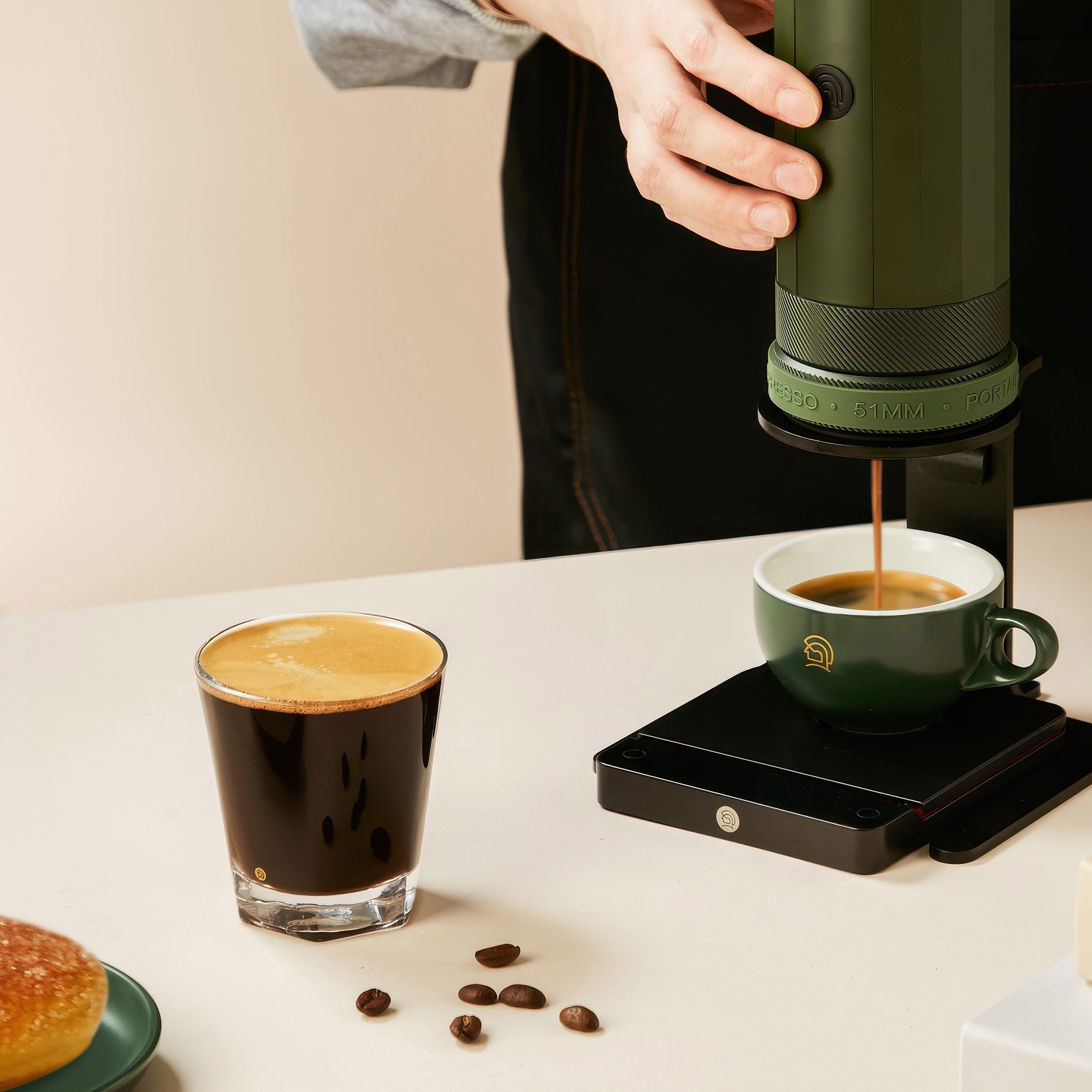 Ceramic Coffee Cup and Saucer Set