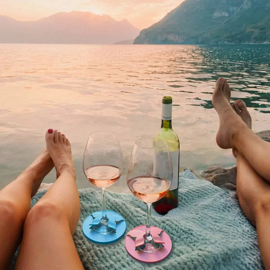 Wine Glass Slipper in Multicolors