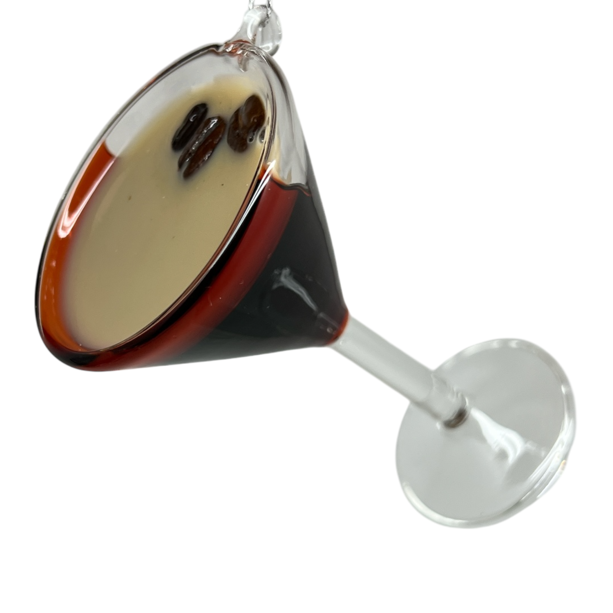 Glass Espresso Martini Ornament
